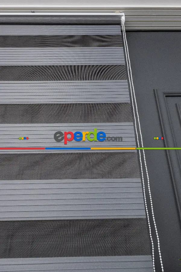 Zebra Perde - Geniş Pileli Zebra Perde