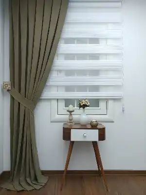 Haki Yeşil Fon Perde (280 Eninde )- Haki