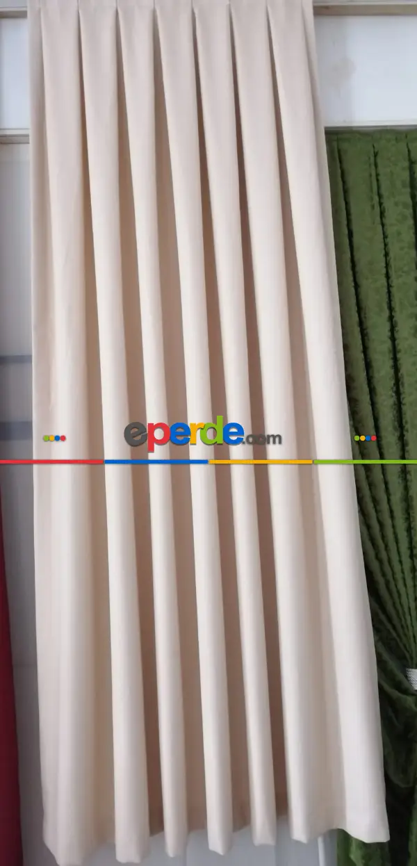 Milpa Keten Düz Fon Perde - 32 Renk Seçekli