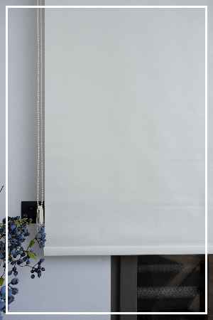 Beyaz Ve Ekru Karartma Blackout Stor Perde- Beyaz-ekru