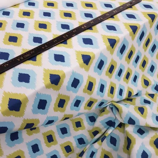 Salon Fon - İkat Desenli Fon Perde Evm1503-3 Kumaşı Kalındır Duck Bezi Değildir-  Çok Renkli 2