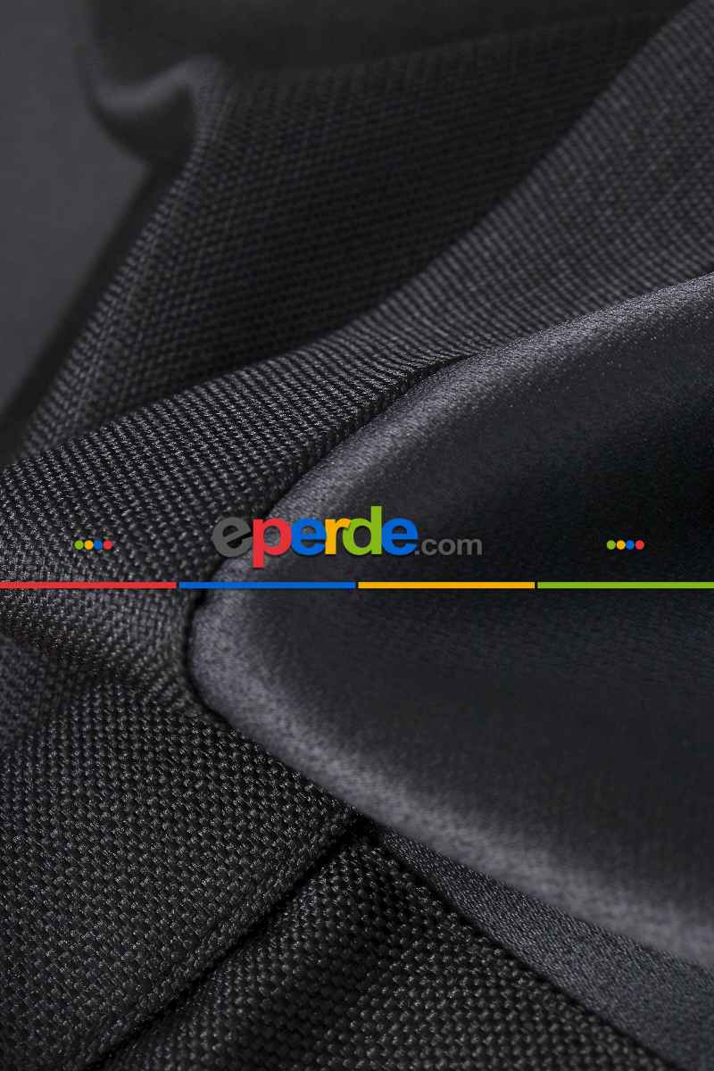 Siyah Keten Blackout Karartma Fon Perde