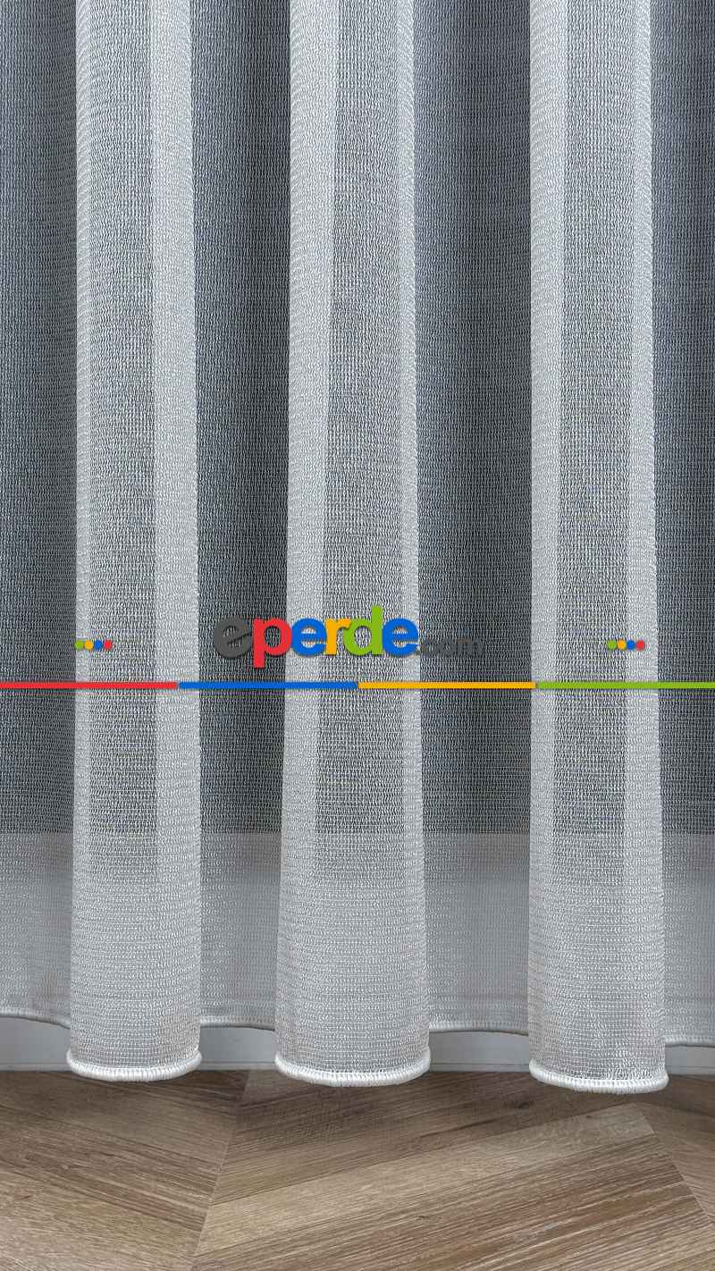 Amerikan Pile Tül Perde (opsiyonel), 6 Farklı Renk Seçeneği, S Pile Seçenekli Ağır Gramajlı Premium Seri Kurşunlu Tül