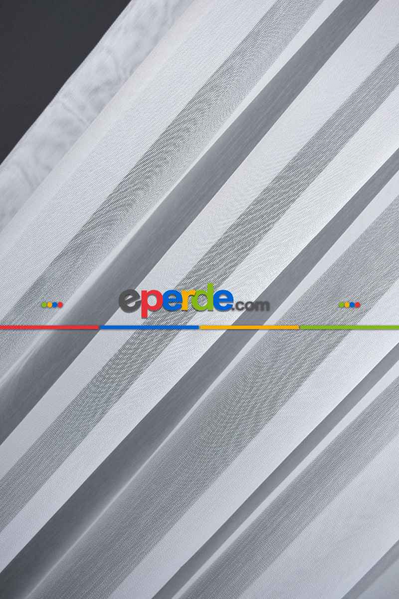 Bambu Düz Tül - Kurşunlu Tül