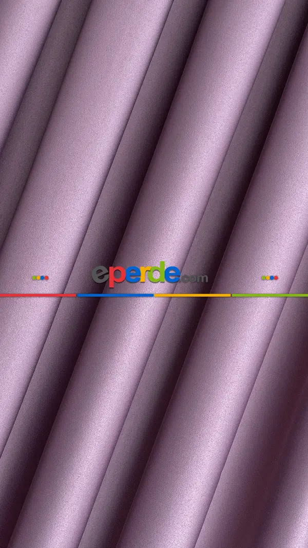 Yatak Odası - Gül Kurusu Blackout - Karartma Fon Perde, Premium Kalite Serisidir, � Oranında Işığı Keser