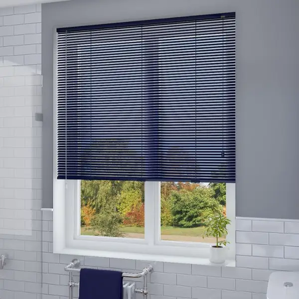 Mutfak - Oda Perde - 50mm Metal Jaluzi Perde, Polywood, Ahşap Görünümlü, Alev Almaz, Antrasit, Siyah Ve Ahşap Tonlarında