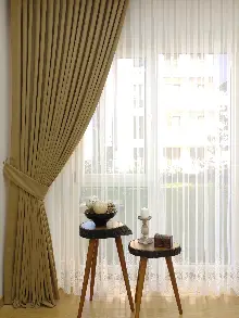 Deve Tüyü Düz Fon Perde Dökümlü Birinci Kalite 300 Cm Geniş En Daha Hesaplı- Açık Vizon