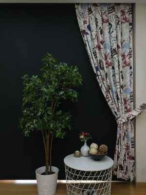 Marilyn Monroe Fon Perde- Mavi-bordo