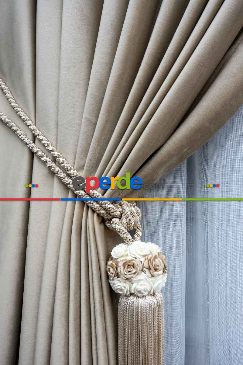 Yatak Odası Fon Orjinal Örme İpek Kadife ( İthal ) Bal Köpüğü Krem