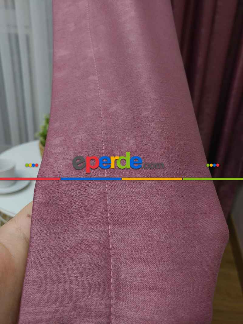 Soft Ğül Kurusu Fon Perde (150)- Gül Kurusu Açık