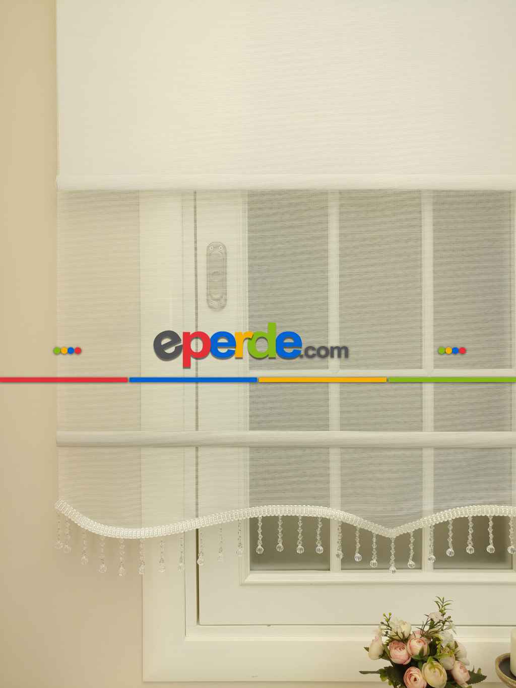 Çiftli Sistem Tülü Ylz- H1605 (1. Kalite Orijinal Ürün.)- Beyaz