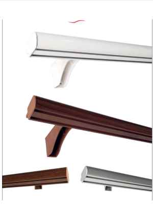 Dekoratif Ray Tek Kanallı - Beyaz-acı Kahve-çok Renkli