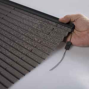 Brillannt Plise Perde - Cam Balkon Perdesi - Pimapen Perdesi - Antrasit (20 Renk) Kolay Montaj Yaylı Sistem, Vidalı Sistem Veya Yapıştırma