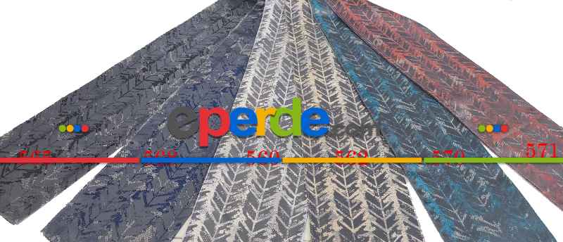 Taç Yarım Pırıltı Zigzag Model Pano Fon Perde 70cm X 290cm 