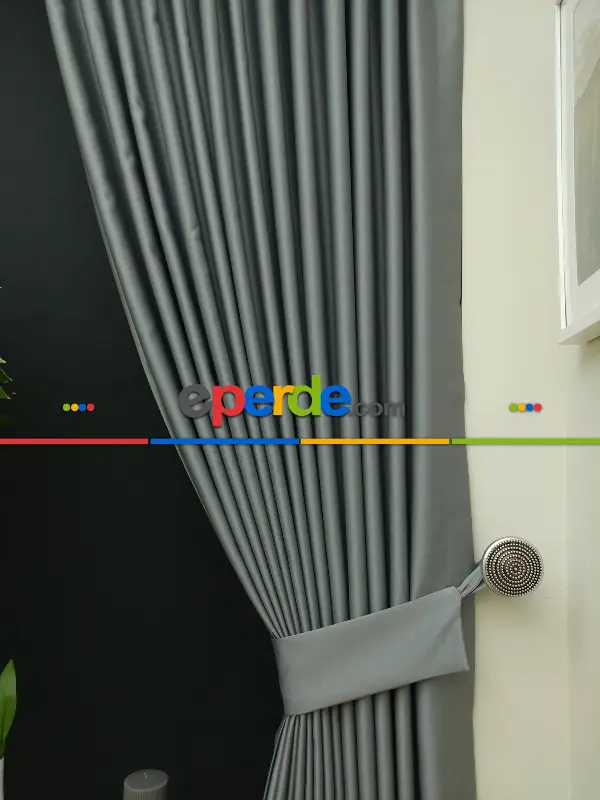 Koyu Gri Blackout %90 Karartma 1 Kallite Elit Ürün