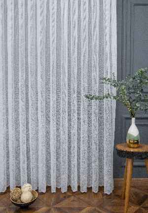 Taç Pırlanta Örme Tül Ekru