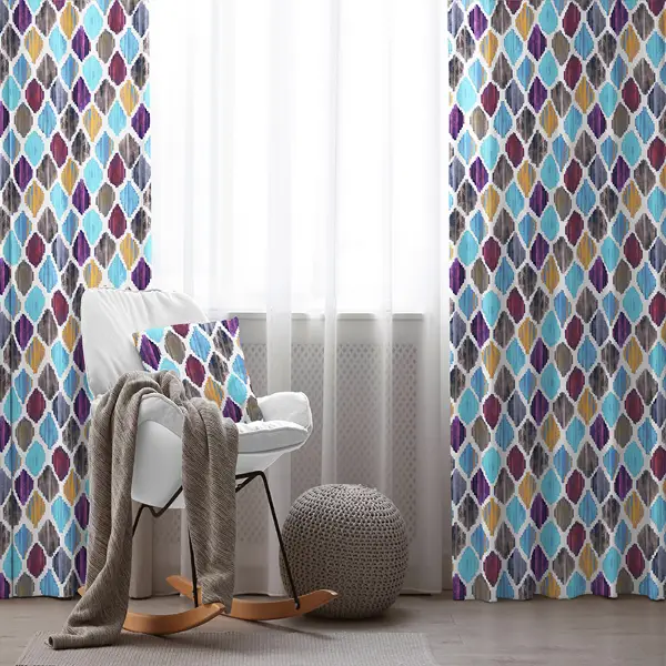 Etnik Fon Perde Evim 250 Kumaşı Kalındır Duck Bezi Değildir