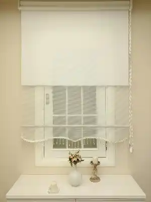 Çiftli Sistem Tülü Ylz- H1605 (1. Kalite Orijinal Ürün.)- Beyaz