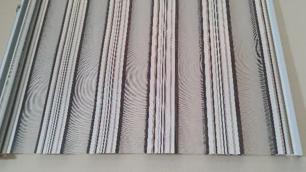 Yatak Odası - Kahve Çizgili Zebra Perde- Krem-kahve Koyu-sütlü Kahve- Çok Renkli 3