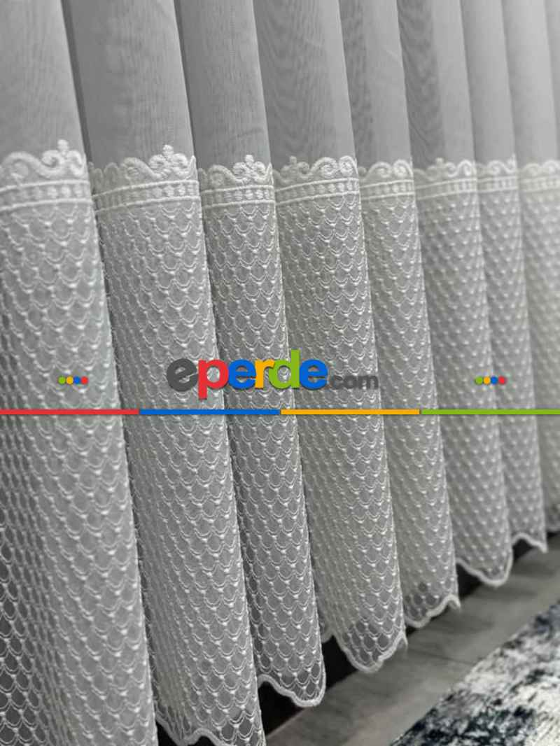 Salon Tül Perde - İşlemeli,nakışlı, Tül Perde