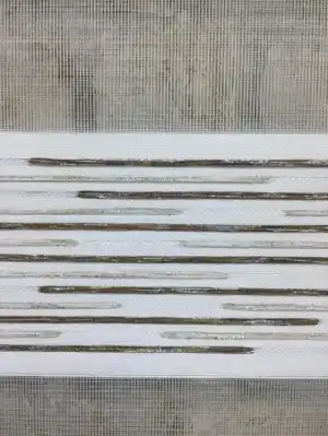 Kahve Krem Simli Lüx Zebra Perde- Krem-gümüş Simli-kahve