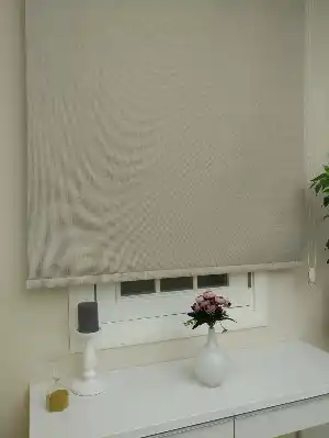 Stor Perde Karartma Blackout Screen (pvc Kaplama) Kalın Dokulu- Nohut Rengi-açık Camel