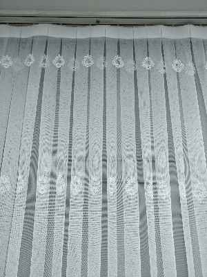 Grek Brode Desenli Brode Tül Perde (yeni Sezon)- Ekru