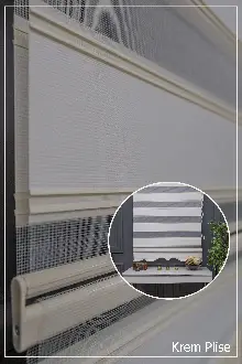 Oturma Odası - Zebra Perde - Yarım Plise - Geniş Palet Zebra Perde