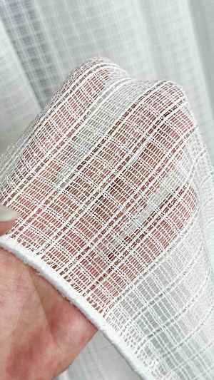 Simli Çizgili Modern Zarif Düz Tül Perde Mira Tül