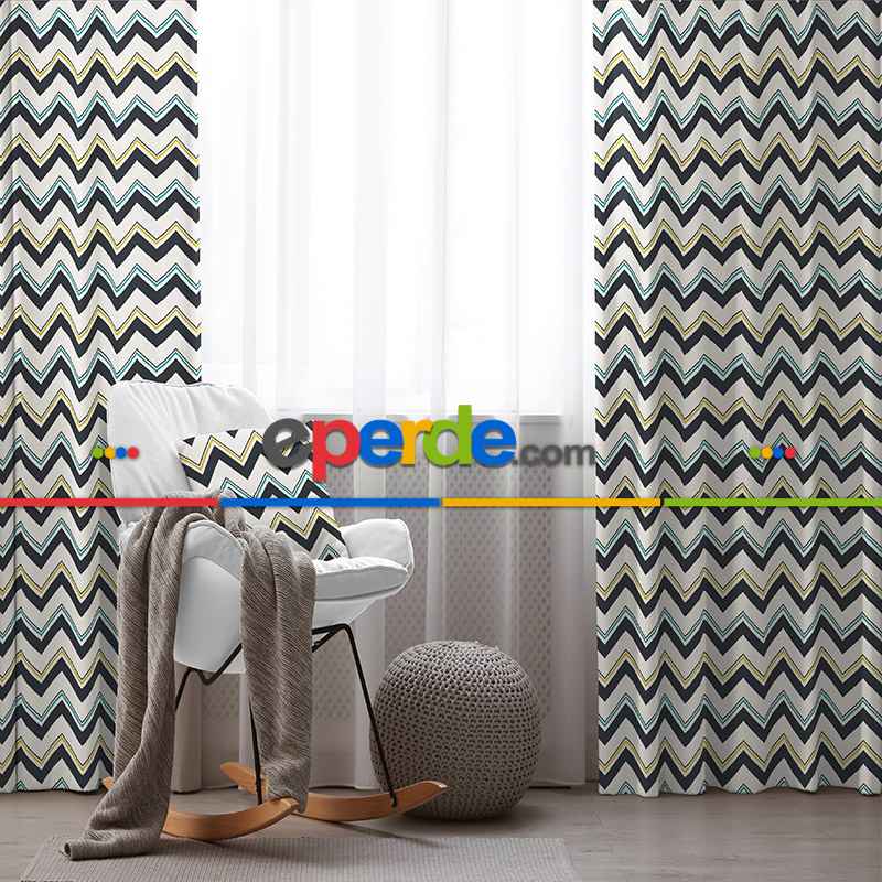 Oturma Odası Fon Perde Evim 352-9 Kumaşı Kalındır Duck Bezi Değildir