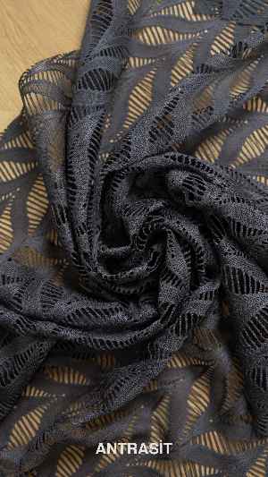 Ekru Nakışlı Tül Perde, Ağır Gramajlı Premium Seri, 7 Renk