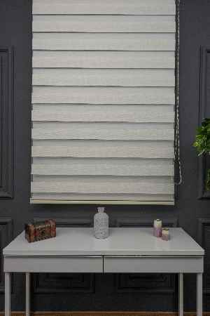 Zebra Perde - Düz Zebra Perde Kalın Dokulu