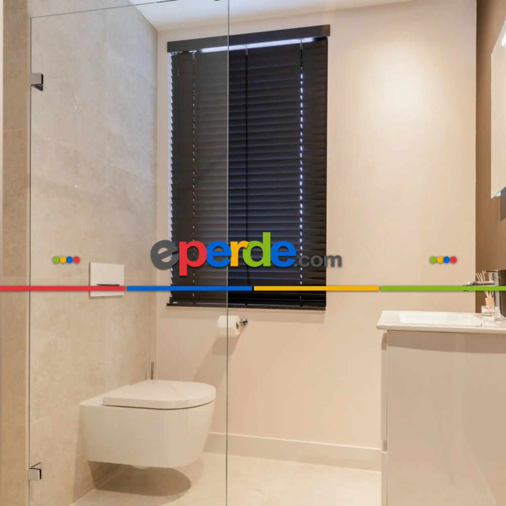 Alüminyum Siyah Metal Jaluzi Perde