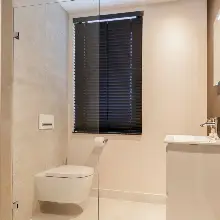 Alüminyum Siyah Metal Jaluzi Perde