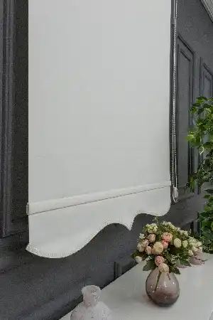 Yatak Odası Stor Perde - Stor Perde Düz Pvc Mat Stor Güneşlik 1 Kalite Yıkanabilir Krem