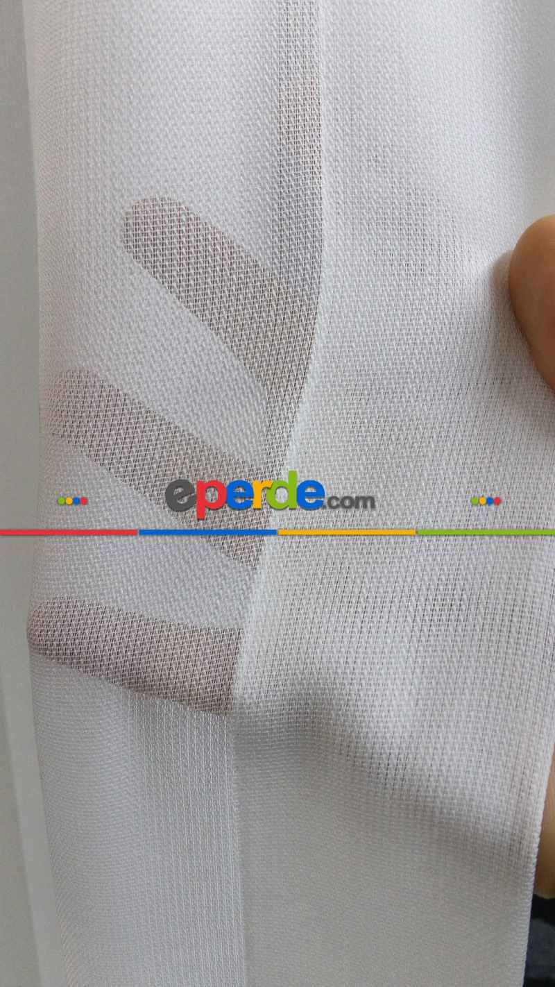 İpeksu – İpeksi Dokulu Modern Yumuşak Tül Perde Renk Ekru