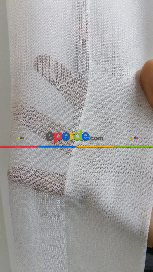 İpeksu – İpeksi Dokulu Modern Yumuşak Tül Perde Renk Ekru