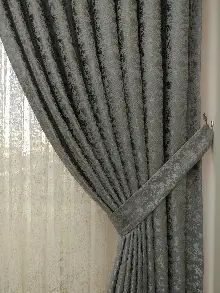 Gri Duz Jakar Fon Perde (150)- Gri Açık