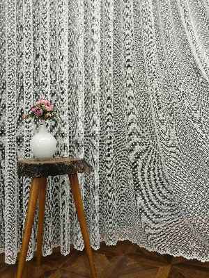 Çocuk Odası Örme Tül- Ekru