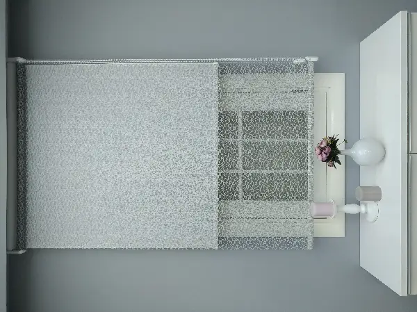 Çiftli Sistem Dantel Stor- Siyah-gri-füme-antrasit