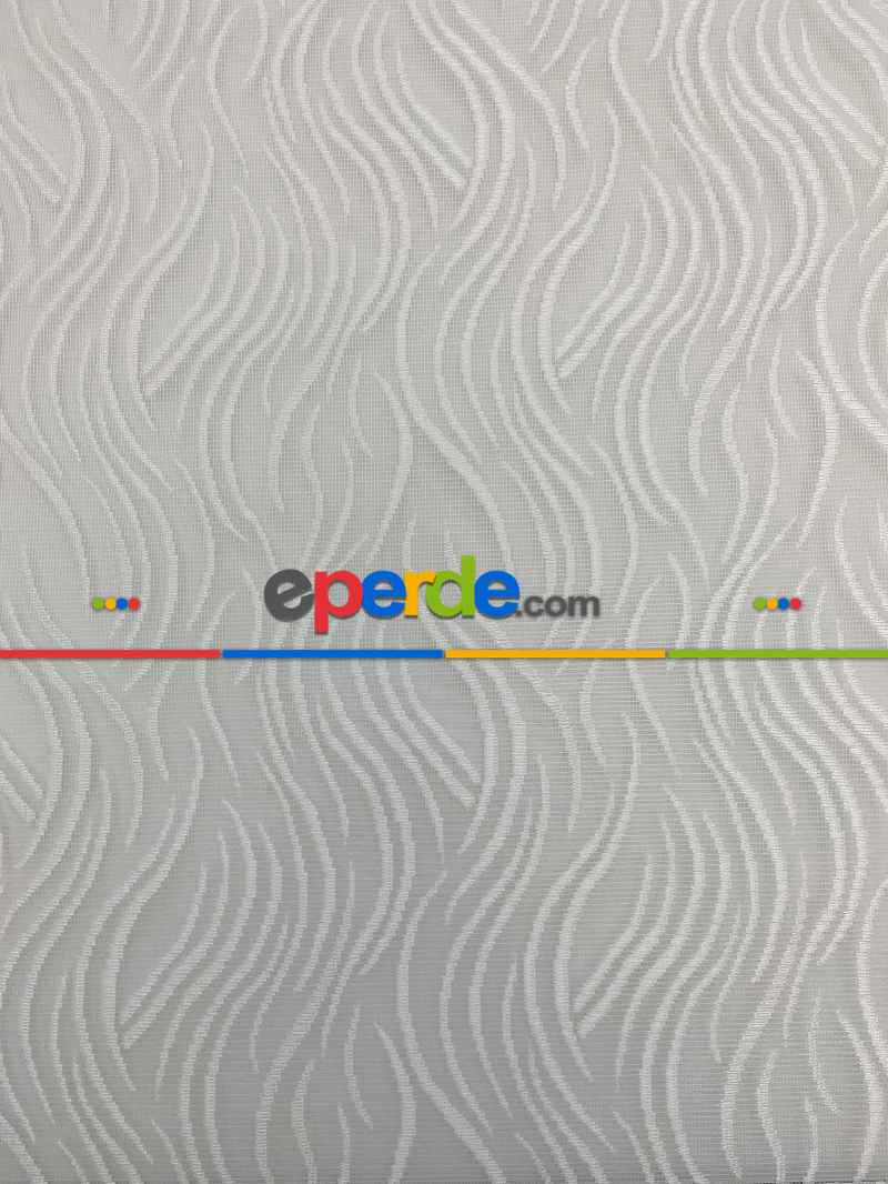 Tül Stor Perde -- Yeni Sezon !! Çiftli Sistem Tül Stor Perde Ve Stor Perde- Ekru