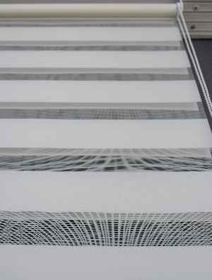 Yüksek Kalite Alüminyum Malzeme, Ekru Renk Zebra