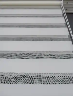 Yüksek Kalite Alüminyum Malzeme, Ekru Renk Zebra