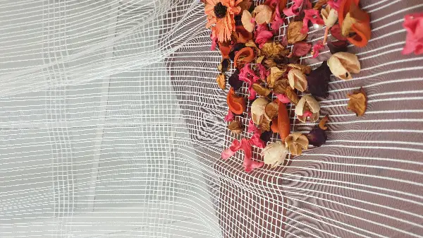 Mutfak - Yatay Çizgili Tül Ekose Tül Çizgi Tasarım Yeni Model Sade- Ekru