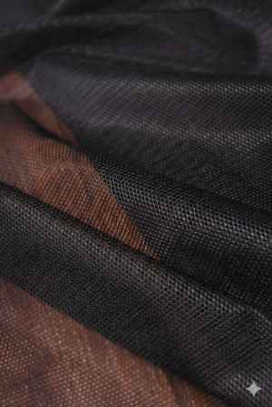 Siyah Grek Düz Tül Perde