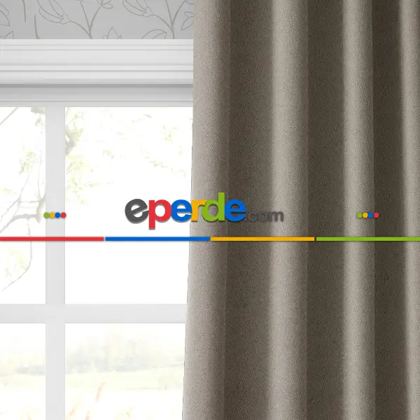 Blackout Karartma Tek Kanat Fon Perde Taş