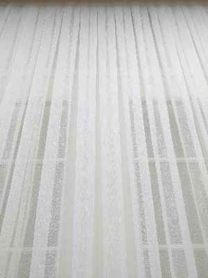 Oturma Odası - Ekru Şantuk Düz Tül Perde Ütü İstemez