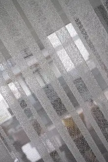 Çizgili Düz Tül Perde - Dökümlü - Ütü İstemez Çelik Tül - Kurşunlu Tül