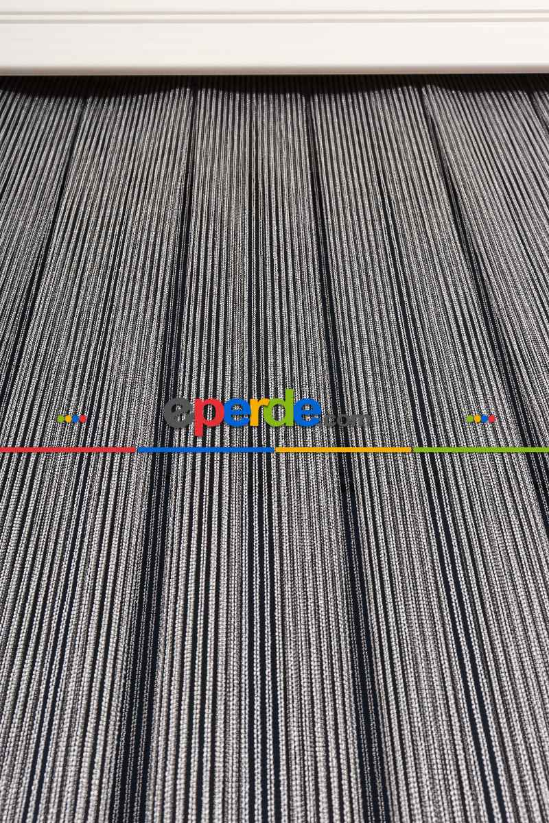 Salon Tül - Luka Gri-antrasit Düz Tül Perde Ütü İstemez