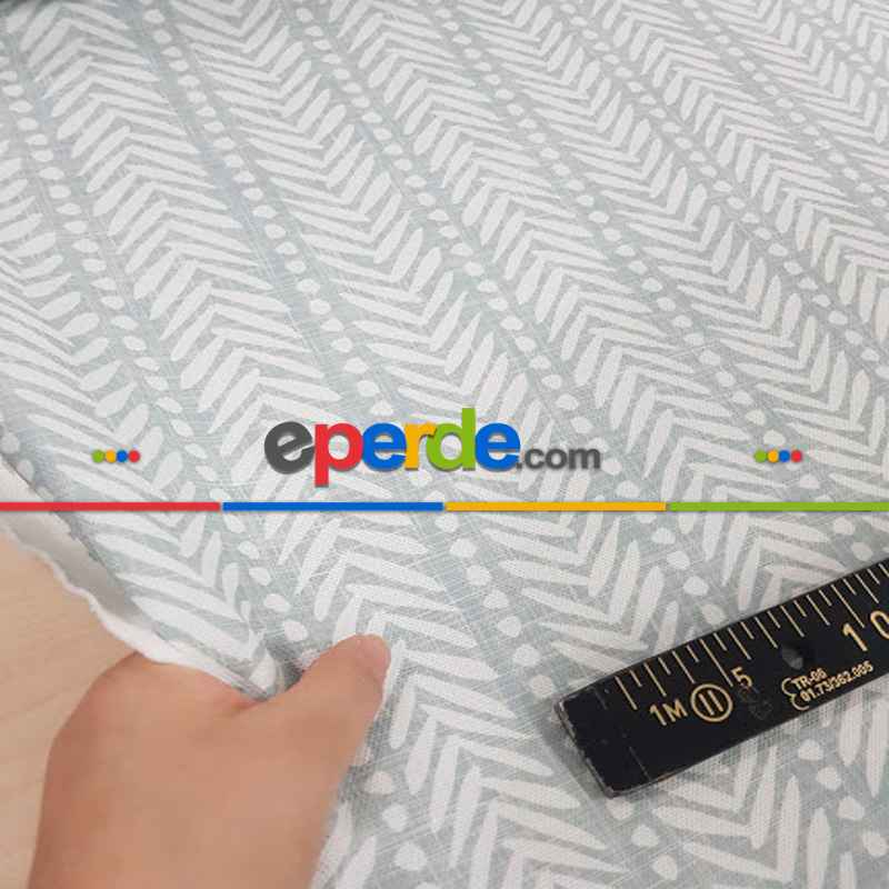 Sade Örgü Desenli Fon Perde Evm1127 Kumaşı Kalındır Duck Bezi Değildir- Beyaz
